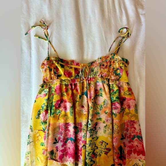 SOLD Lookalike Floral Babydoll Dress - Picture 4 of 6